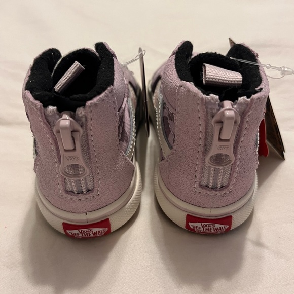 SOLD✨VANS Toddler Sk8 Hi Zip Mte-1 Shoes (Size 5.5) Orchid Ice/Leopard Purple - Picture 8 of 8